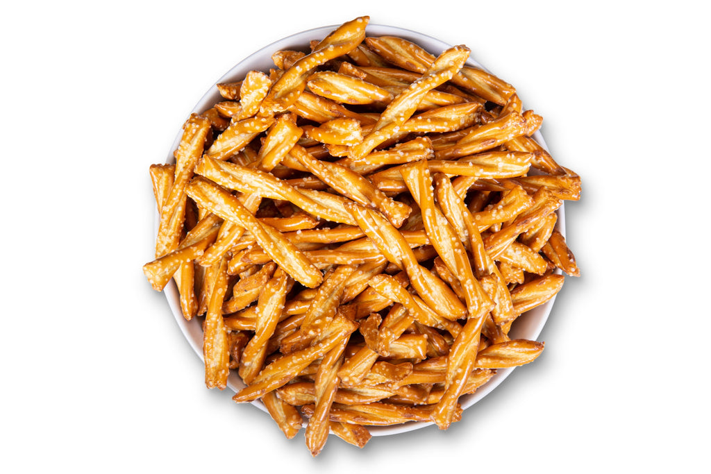 An image of Stellar Snacks' 16 ounce Simply Stellar pretzels